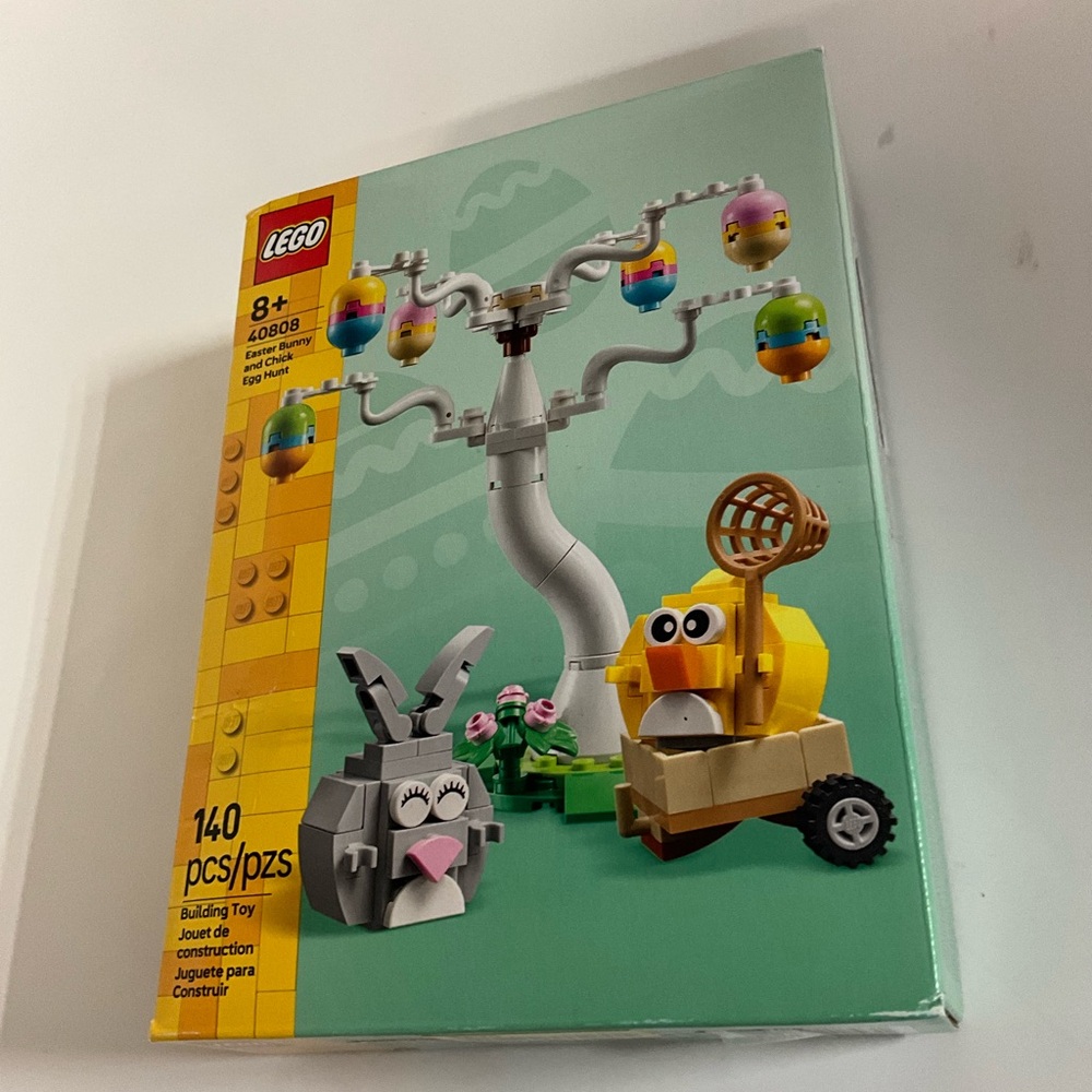 LEGO Easter Bunny And Chick Egg Hunt For Kids 140 Pieces Model 40808 - BRAND NEW